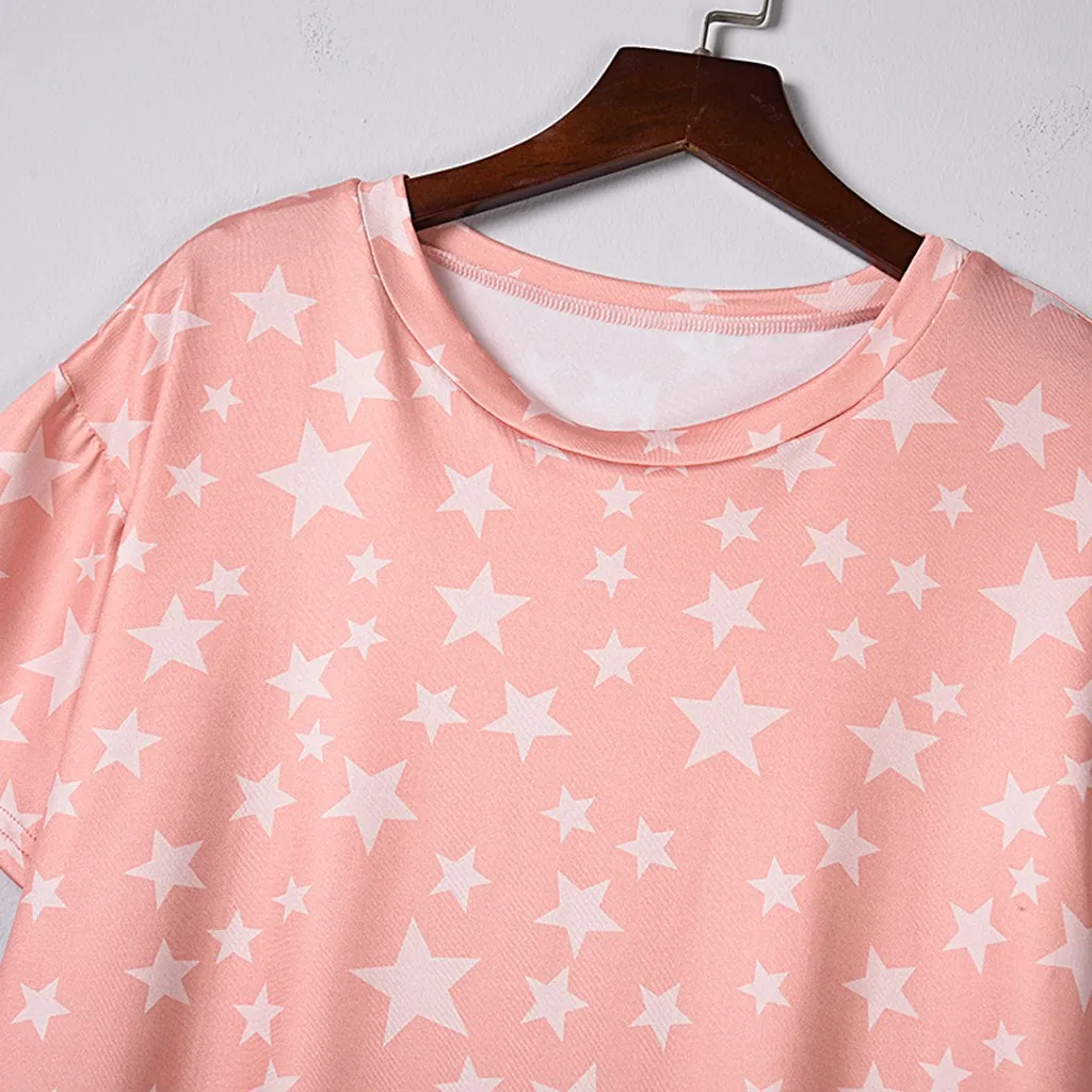 Womail Women pijamas mujer 2020 Summer Short Sleeve Stars Tie-dye Print Nightsuits Pajamas Sleepwear Two Piece para mujer home P
Womail Women pijamas mujer 2020 Summer Short Sleeve Stars Tie-dye Print Nightsuits Pajamas Sleepwear Two Piece para mujer home P