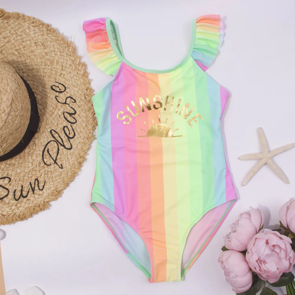 2021 new rainbow print stripe new backless girls one-piece swimsuit Ruffle NEW
2021 new rainbow print stripe new backless girls one-piece swimsuit Ruffle NEW