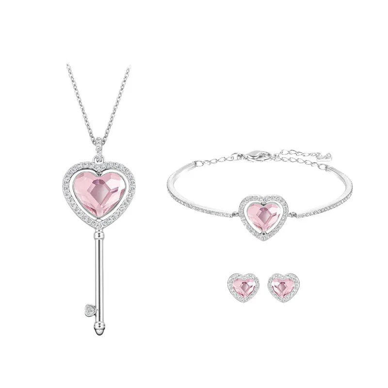 High quality 1: 1 original SWA DIY jewelry simple modern fashion trend necklace earrings set romantic round diamond female.
High quality 1: 1 original SWA DIY jewelry simple modern fashion trend necklace earrings set romantic round diamond female.