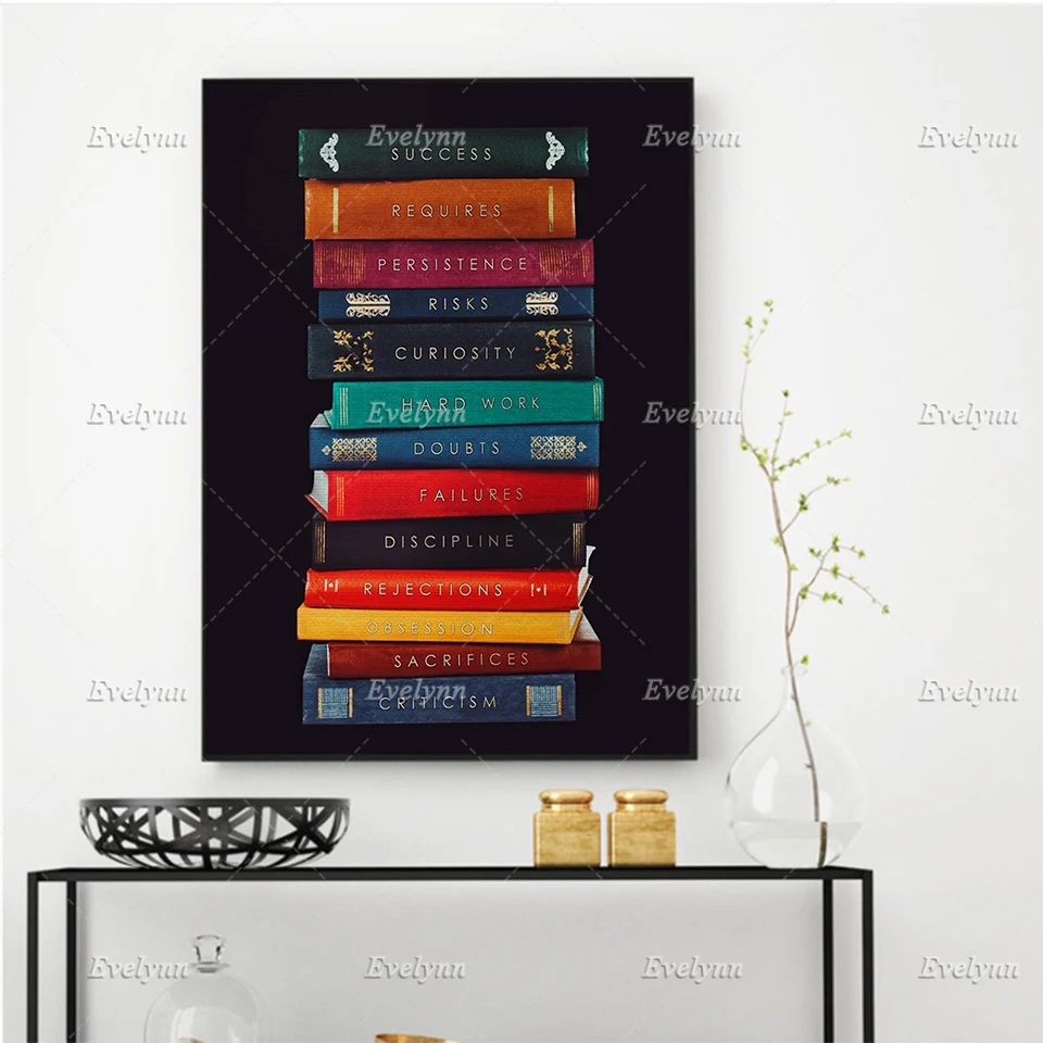 HD Prints Canvas Wall Art Success Painting Modular Book Pictures Vintage Home Decor Minimalism Poster Living Room Floating Frame
HD Prints Canvas Wall Art Success Painting Modular Book Pictures Vintage Home Decor Minimalism Poster Living Room Floating Frame