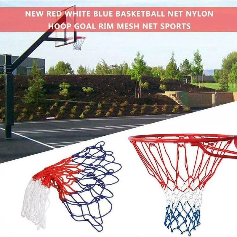Standard Nylon Basketball Net Thread Sports Basketball Hoop Mesh Backboard Rim Ball Pum 12 Loop White Red Blue Dropshipping
Standard Nylon Basketball Net Thread Sports Basketball Hoop Mesh Backboard Rim Ball Pum 12 Loop White Red Blue Dropshipping