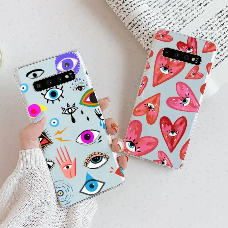 Evil Eye Turkish blue lucky Phone Case Transparent For Samsung A51 A50 A71 A70 A81 M60S Note S21 S 20 10 9 8 11 E Plus Ultra
Evil Eye Turkish blue lucky Phone Case Transparent For Samsung A51 A50 A71 A70 A81 M60S Note S21 S 20 10 9 8 11 E Plus Ultra