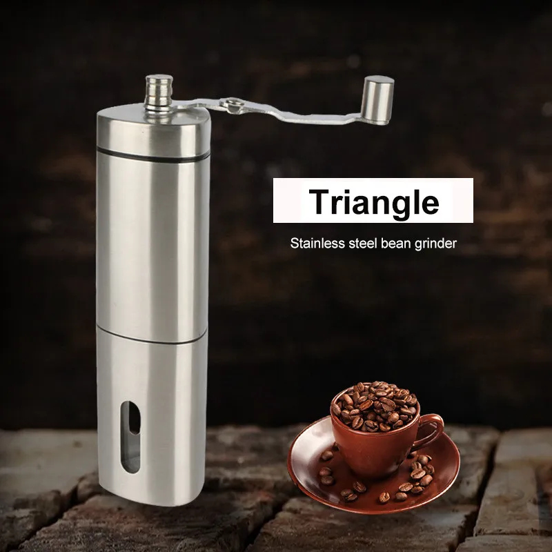Manual Coffee Grinder Mini Stainless Steel Handmade Coffee Bean Burr Grinder Mill Home Kitchen Tool Grinder Coffee Accessories 
Manual Coffee Grinder Mini Stainless Steel Handmade Coffee Bean Burr Grinder Mill Home Kitchen Tool Grinder Coffee Accessories