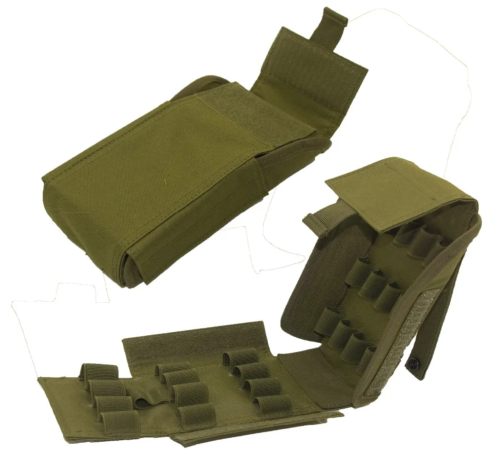 Tactical Ammo Shells Shotgun Reload Magazine Pouch Army Molle 25 Round 12GA Gauge Hunting Ammo Mag Pouches Bag Airsoft Accessory
Tactical Ammo Shells Shotgun Reload Magazine Pouch Army Molle 25 Round 12GA Gauge Hunting Ammo Mag Pouches Bag Airsoft Accessory