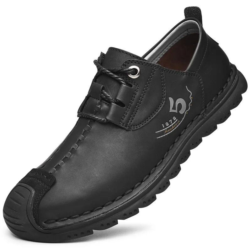 Brand Men's Shoes Casual Outdoor Shoes Comfortable Men Shoes Soft Genuine Leather Handmade Leisure Round Toe Fashion Sneakers
Brand Men's Shoes Casual Outdoor Shoes Comfortable Men Shoes Soft Genuine Leather Handmade Leisure Round Toe Fashion Sneakers