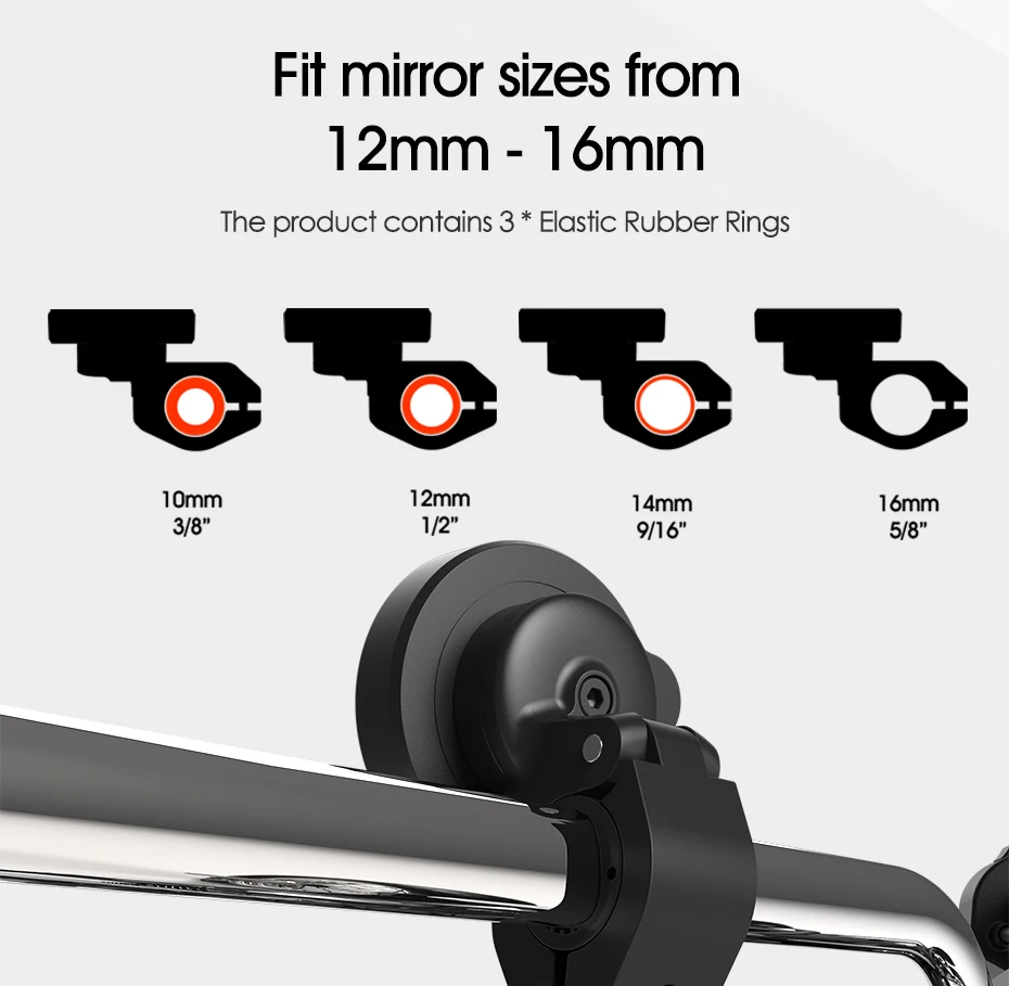Motorcycle Bicycle Rearview Mirror Mount Phone Holder 360 Degree Mobile phone Stands Rearview Mirror GPS Navigation Bracket
Motorcycle Bicycle Rearview Mirror Mount Phone Holder 360 Degree Mobile phone Stands Rearview Mirror GPS Navigation Bracket
