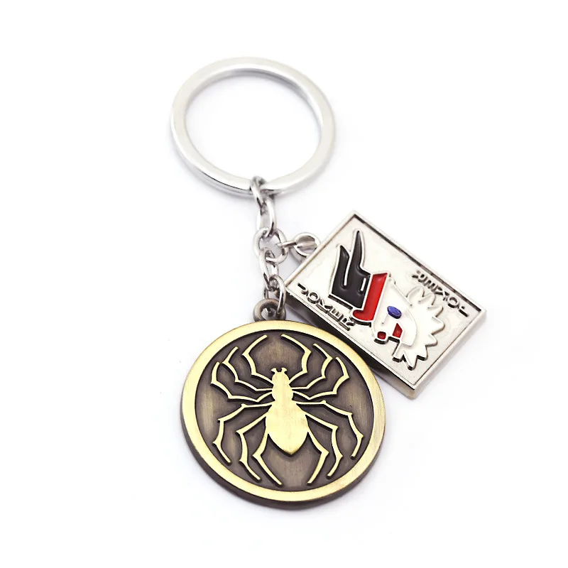 Anime Trinket Keychain Hunter x Hunter Joker Card Spider Model Spider Key Chains Metal Pendant Keyholder Women Men Boys Keyring 
Anime Trinket Keychain Hunter x Hunter Joker Card Spider Model Spider Key Chains Metal Pendant Keyholder Women Men Boys Keyring