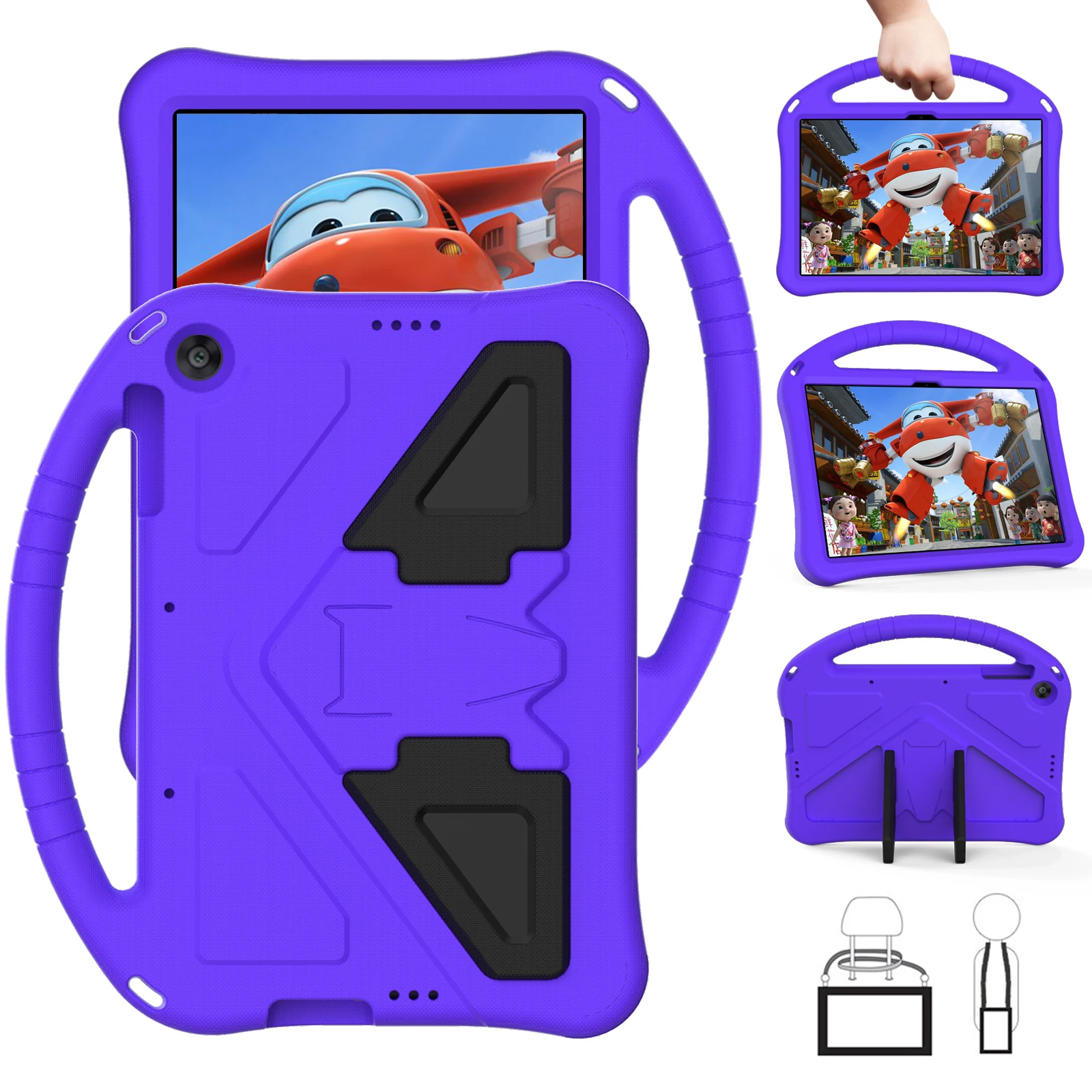 Case for Lenovo TAB M10 Plus 10.3 Kids Tablet cover EVA Coque for Tab M10 TB-X606/X605/X505/X705 with foam Hand-held Stand case
Case for Lenovo TAB M10 Plus 10.3 Kids Tablet cover EVA Coque for Tab M10 TB-X606/X605/X505/X705 with foam Hand-held Stand case