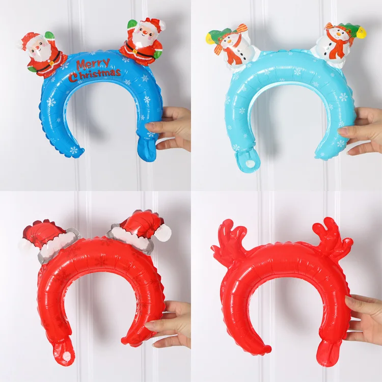 3/10pcs Christmas Hair Band Foil Inflate Balloons Santa Claus Snowman Headbands Balloon Kids Christmas Gifts Toys Balloon Balls
3/10pcs Christmas Hair Band Foil Inflate Balloons Santa Claus Snowman Headbands Balloon Kids Christmas Gifts Toys Balloon Balls