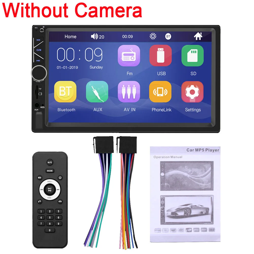 7 inch Car MP5 Player Video Player Stereo Audio FM Radio Aux/USB/TF Input With Mobile Phone Interconnection Car Player A6
7 inch Car MP5 Player Video Player Stereo Audio FM Radio Aux/USB/TF Input With Mobile Phone Interconnection Car Player A6