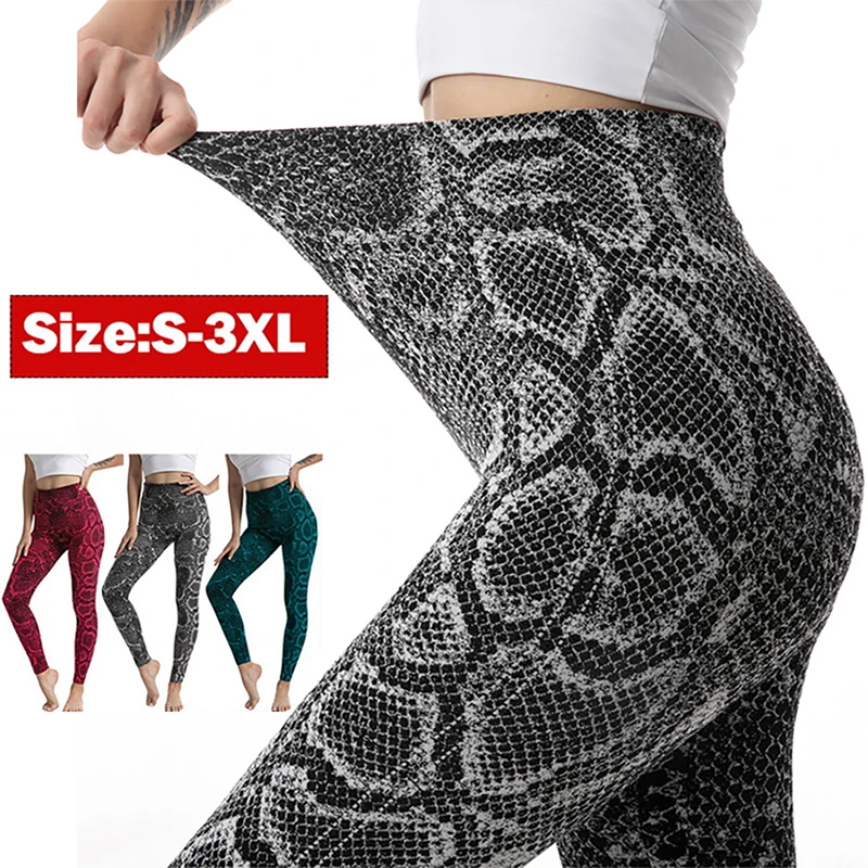 2021 Snake Ptint Seamless Leggings Women Gym Sports Clothing S-3XL Elastic Hight Waist Leggings Sportswear Workout Legging Femme
2021 Snake Ptint Seamless Leggings Women Gym Sports Clothing S-3XL Elastic Hight Waist Leggings Sportswear Workout Legging Femme