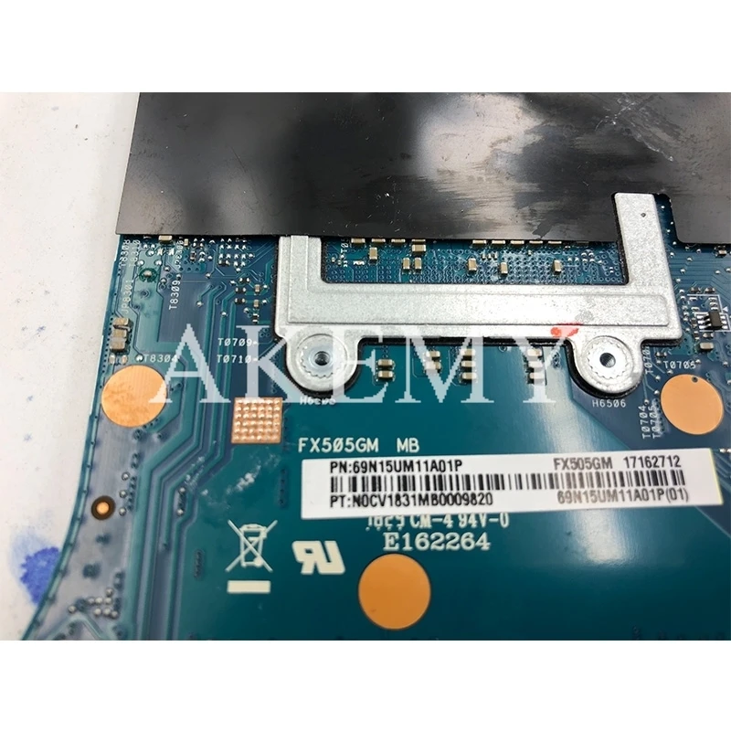 Akemy Motherboard For ASUS TUF Gaming FX86FM8300 FX86FM 15.6 inch Laptop Mainboard original Motherboard I5-8300H GTX 1060-V3GB
Akemy Motherboard For ASUS TUF Gaming FX86FM8300 FX86FM 15.6 inch Laptop Mainboard original Motherboard I5-8300H GTX 1060-V3GB