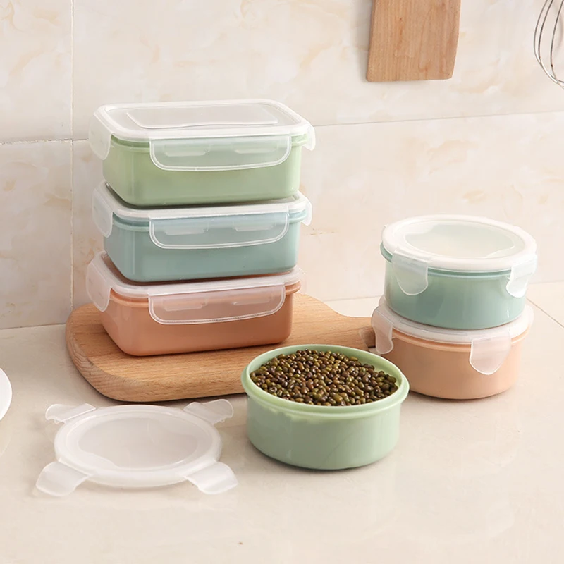 Transparent Plastic Sealed Jar Refrigerator Fresh-Keeping Kitchen Food Storage Box Kitchen Bento Box Cereals Snacks Storage Tank
Transparent Plastic Sealed Jar Refrigerator Fresh-Keeping Kitchen Food Storage Box Kitchen Bento Box Cereals Snacks Storage Tank