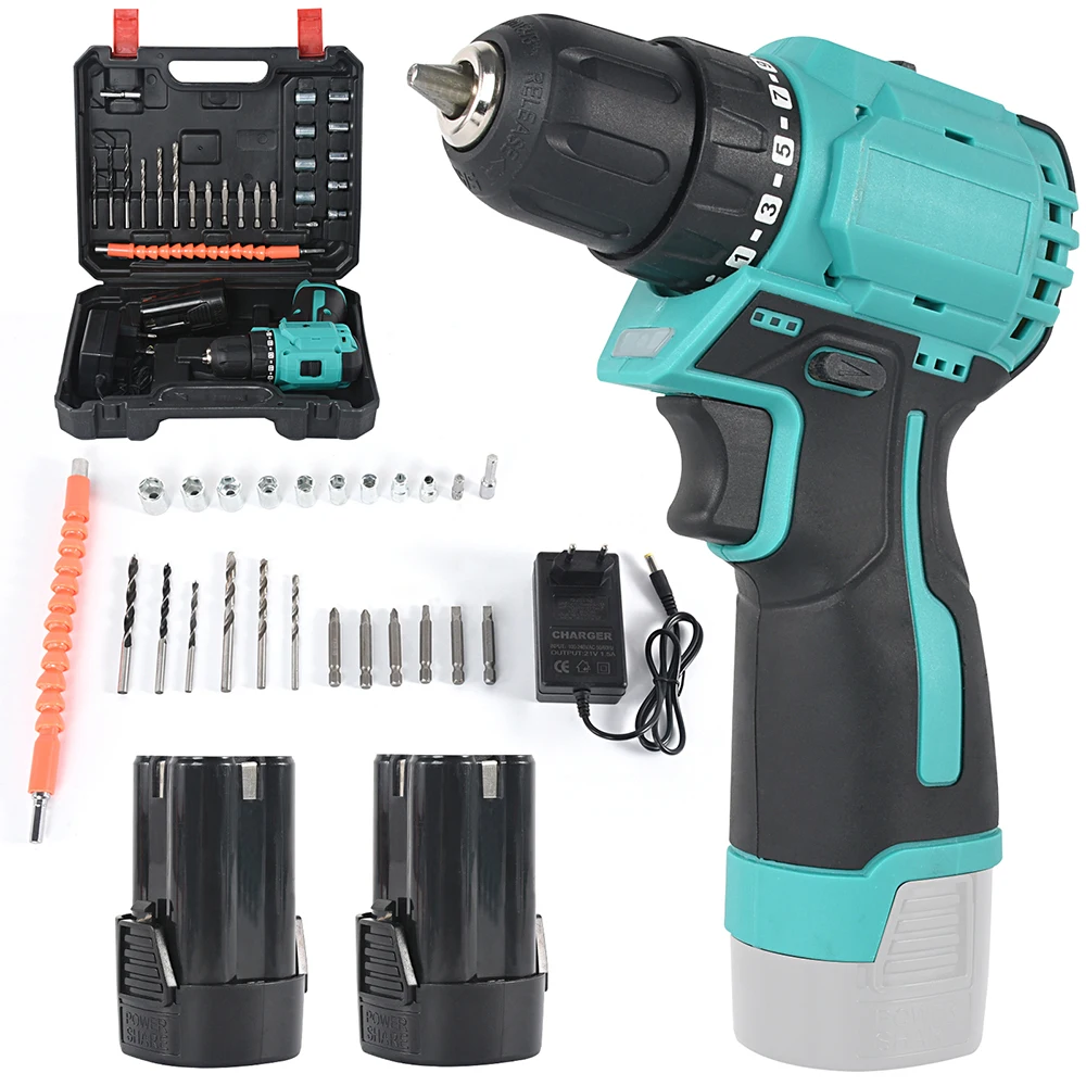 Cordless Electric Drill 16.8V Brushless Percussion with 1 Charger Electric Drill Set Stepless Speed Change Woodworking Drills
Cordless Electric Drill 16.8V Brushless Percussion with 1 Charger Electric Drill Set Stepless Speed Change Woodworking Drills
