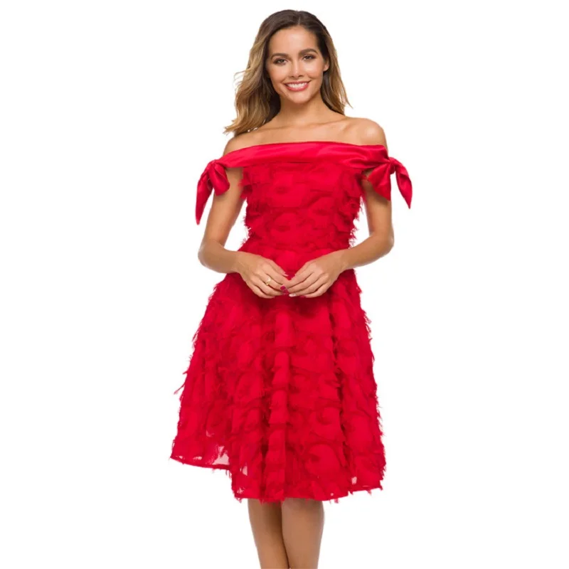 bohemian fringe midi off shoulder elegant dress plus size designer dresses for women evening new arrival 2021 free shiping
bohemian fringe midi off shoulder elegant dress plus size designer dresses for women evening new arrival 2021 free shiping