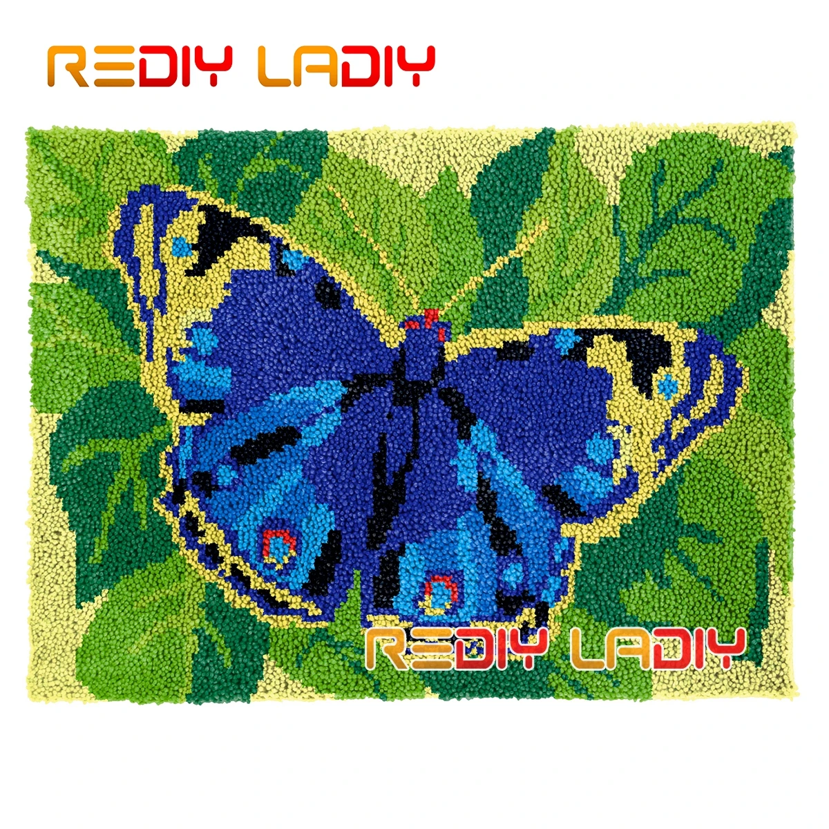 Latch Hook Kits Blue Butterfly DIY Carpet Rug Needlework Plush Wall Hanging Chunky Yarn Art Crocheted Floor Mat Hobby & Crafts
Latch Hook Kits Blue Butterfly DIY Carpet Rug Needlework Plush Wall Hanging Chunky Yarn Art Crocheted Floor Mat Hobby & Crafts