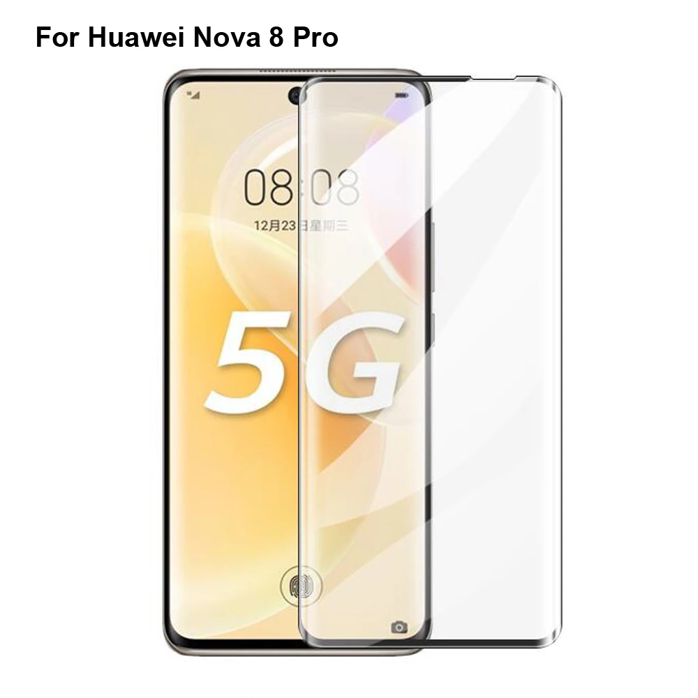 

1 шт., ультратонкая защита экрана, закаленное стекло для Huawei Nova 8 Pro, полная защита экрана для Huawei Nova8 Pro 8Pro