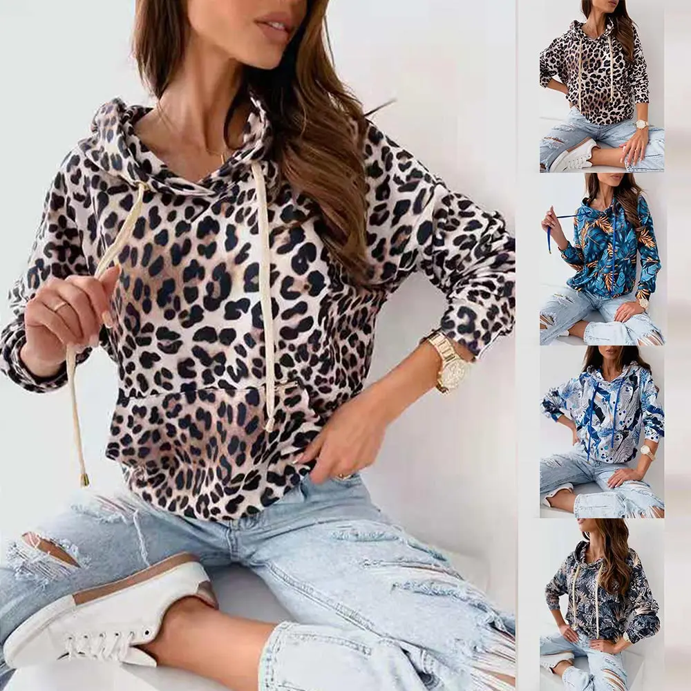 Women Long Sleeve Hoodie V-Neck Spring/Autumn Hooded Tops Fashion Printing Basic Ladies Blouses Tops
Women Long Sleeve Hoodie V-Neck Spring/Autumn Hooded Tops Fashion Printing Basic Ladies Blouses Tops
