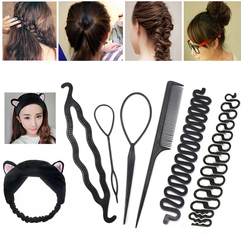 79-2Pcs Hair Accessories for Women Braiding Tools DIY Donut Hair Bun Maker Barrette Styling Twist Pull Hair Pins Clips Comb 
79-2Pcs Hair Accessories for Women Braiding Tools DIY Donut Hair Bun Maker Barrette Styling Twist Pull Hair Pins Clips Comb