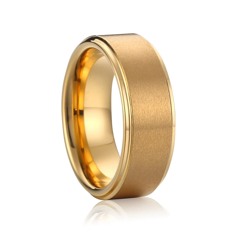 classic 18k Ion gold plated jewelry tungsten rings for men and women China factory wholesale 
classic 18k Ion gold plated jewelry tungsten rings for men and women China factory wholesale