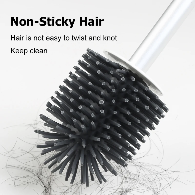 ONEUP TPR Toilet Brush Wall-mounted Floor-standing Cleaning Tool Home Bathroom Long Handle Clean Soft Brush Bathroom Accessories 
ONEUP TPR Toilet Brush Wall-mounted Floor-standing Cleaning Tool Home Bathroom Long Handle Clean Soft Brush Bathroom Accessories