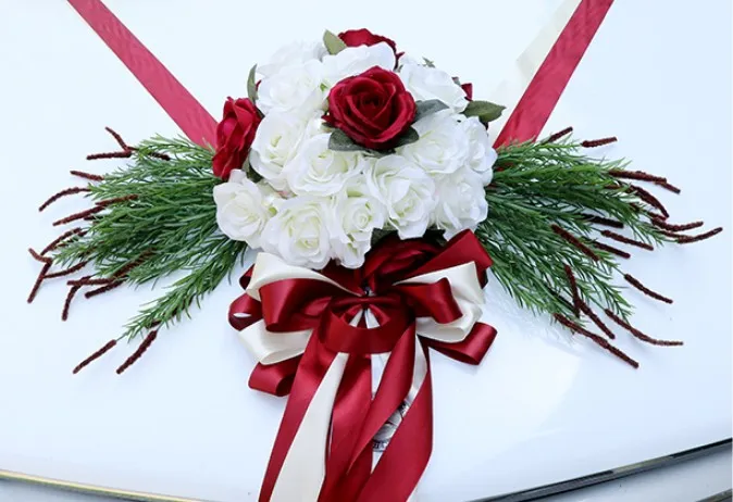 Wedding Car Flower Decor Artificial Flower Romantic Silk Fake Rose Peony Flowers Grand-Event Car Display Door Mirror Decoration
Wedding Car Flower Decor Artificial Flower Romantic Silk Fake Rose Peony Flowers Grand-Event Car Display Door Mirror Decoration