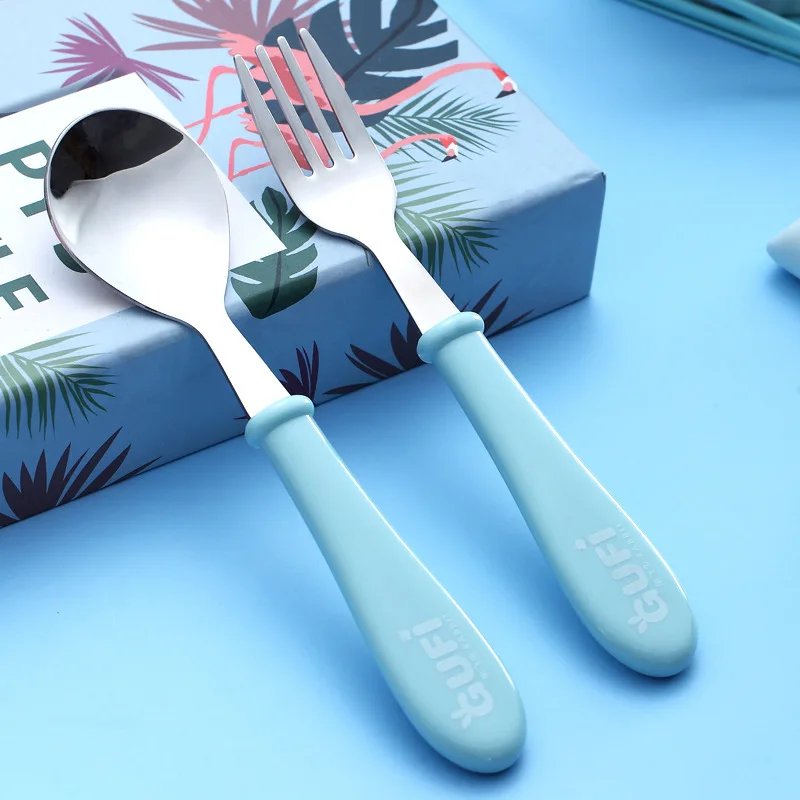 The Creative 304 Stainless Steel Students Tableware Fork Spoon Set Customizable LOGO Gift Portable Outdoor Dining Two-Piece Set
The Creative 304 Stainless Steel Students Tableware Fork Spoon Set Customizable LOGO Gift Portable Outdoor Dining Two-Piece Set