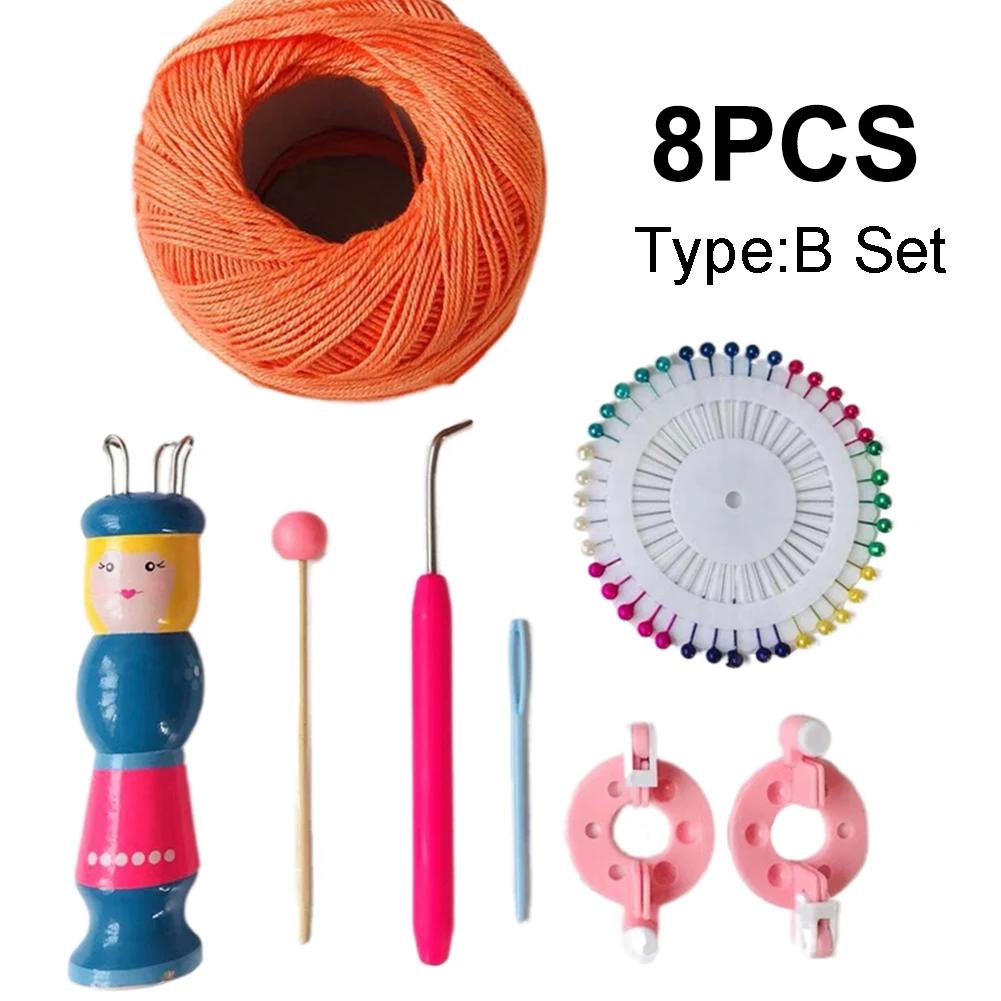 Creative Wooden Doll Rope Knitting Needlework Loom Braided Maker Yarn Wool Set Bracelet Knitted Tool Gift For Parents And Friend
Creative Wooden Doll Rope Knitting Needlework Loom Braided Maker Yarn Wool Set Bracelet Knitted Tool Gift For Parents And Friend
