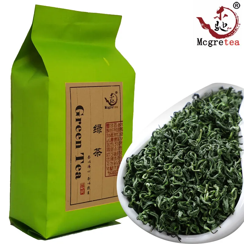 

Mcgretea 100g China High Moutain Natural Green Tea Biluochun TeaChinese Taihu Lake Green Tea Chinese Bi Luo Chun tea Weight