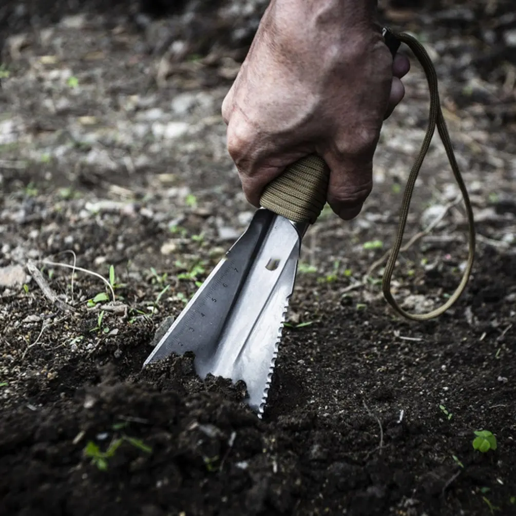 

Садовая лопата, уличный Многофункциональный ручной экскаватор с лезвием и шестигранным ключом, для садоводства