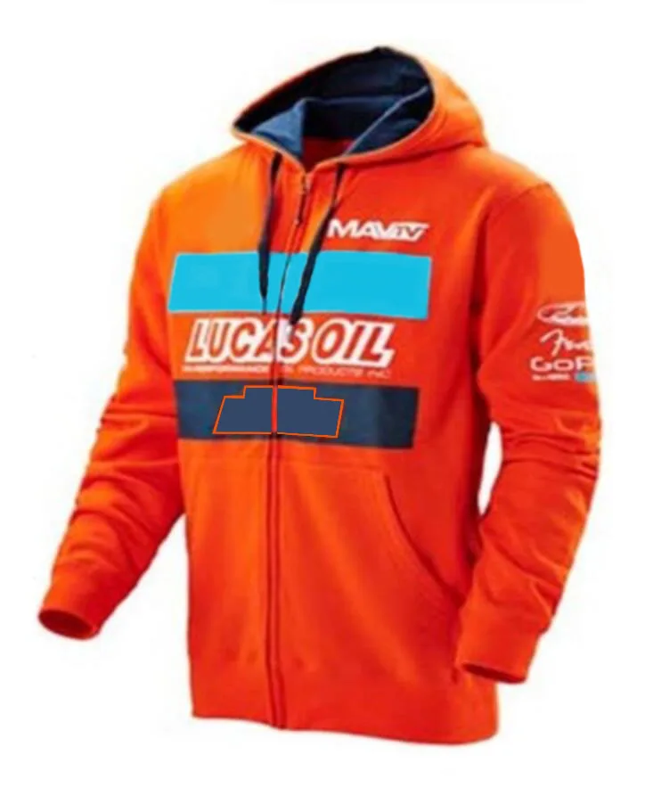 Motorcycle racing suit sweater, outdoor sports and leisure hooded jacket, the same style is customized
Motorcycle racing suit sweater, outdoor sports and leisure hooded jacket, the same style is customized