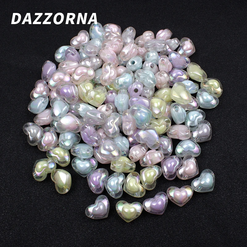 20/40/60/80Pcs/lot 13mm Acrylic Beads AB Colors Heart Shape Loose Beads for DIY Jewelry Making Bracelets Necklace Accessories
20/40/60/80Pcs/lot 13mm Acrylic Beads AB Colors Heart Shape Loose Beads for DIY Jewelry Making Bracelets Necklace Accessories