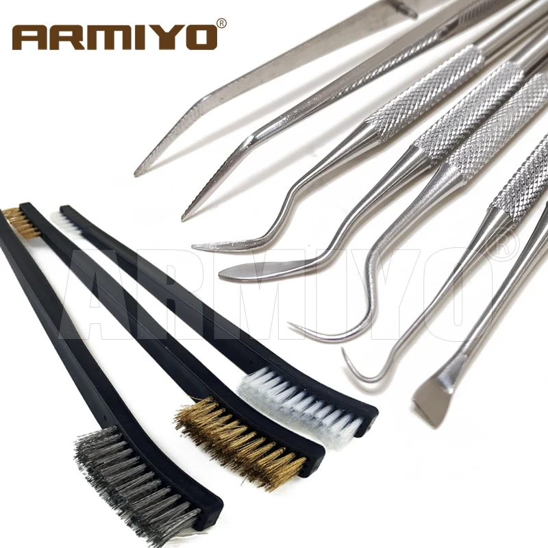 Набор для чистки оружия Armiyo 9 шт./компл. углеродные отверстия набор грязи из