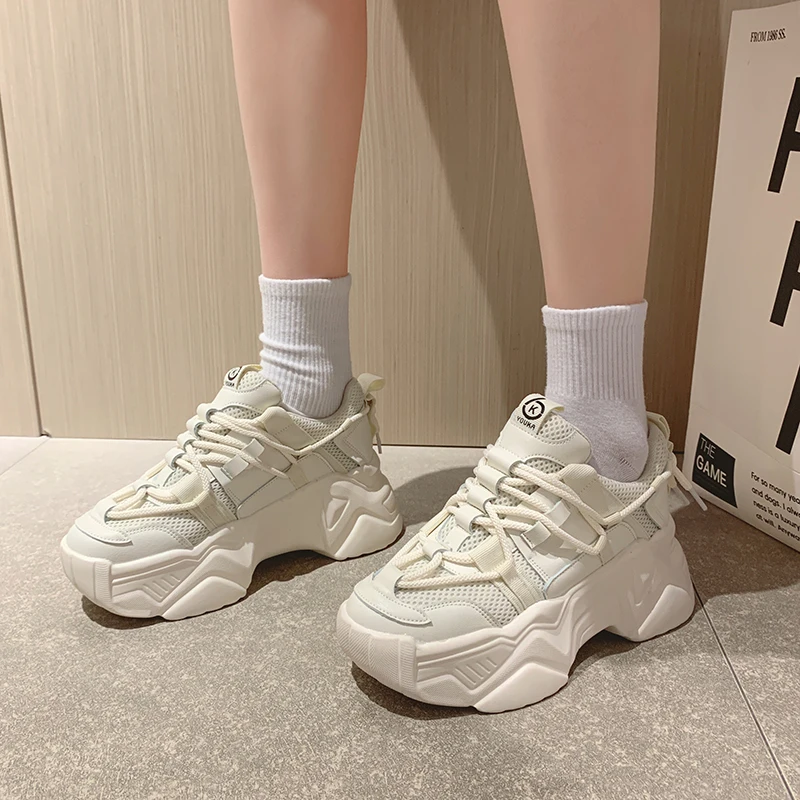 Summer Sneakers Women Chunky Platform Sneakers Vulcanize Shoes Woman Basket Femme Dad Shoes Tenis Feminino
Summer Sneakers Women Chunky Platform Sneakers Vulcanize Shoes Woman Basket Femme Dad Shoes Tenis Feminino