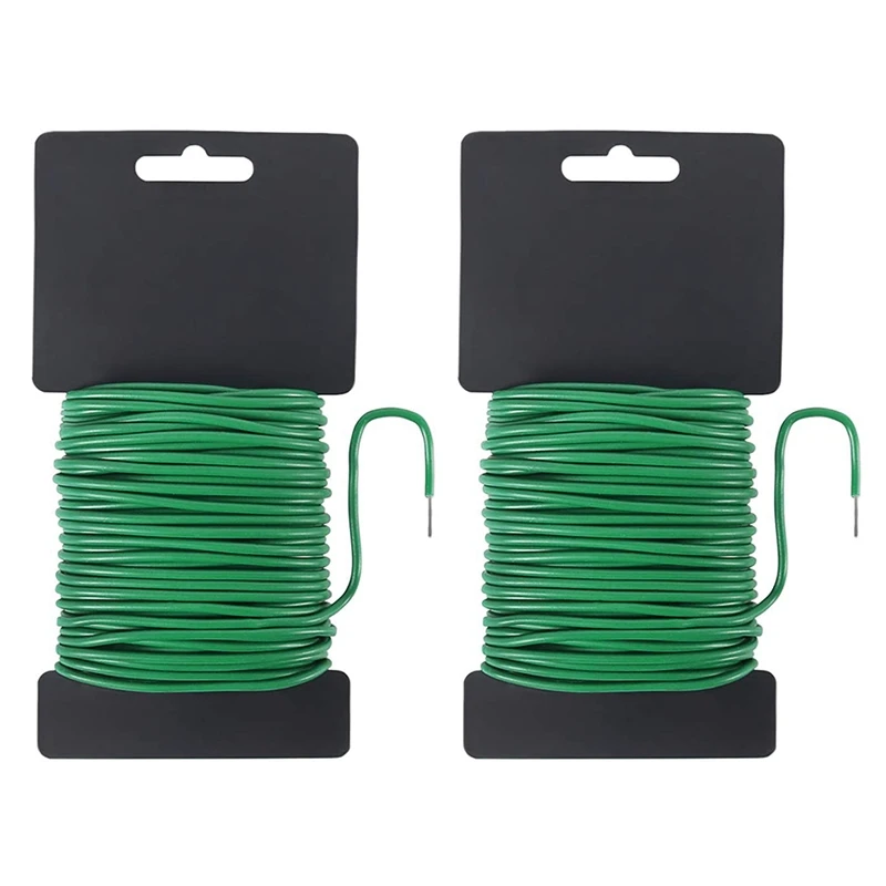Reusable 3.5mm Garden Plant Twist Tie, Heavy Duty Soft Wire Tie for Gardening, Home, Office (Green, 65.6Feet)
Reusable 3.5mm Garden Plant Twist Tie, Heavy Duty Soft Wire Tie for Gardening, Home, Office (Green, 65.6Feet)