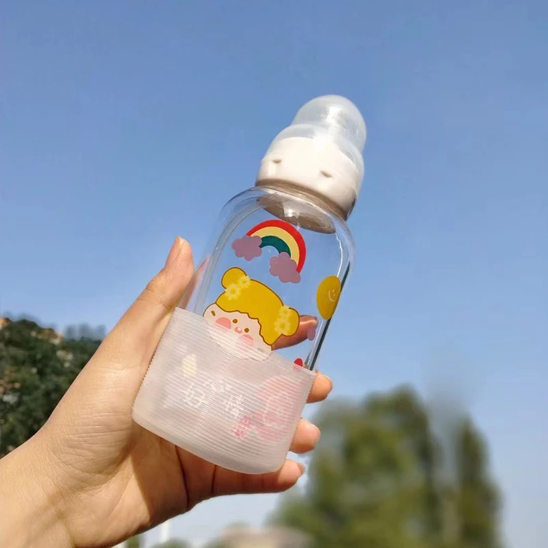 Cute girl glass water cup creative fashion girl heart pattern personality straw cup student couple portable water cup
Cute girl glass water cup creative fashion girl heart pattern personality straw cup student couple portable water cup