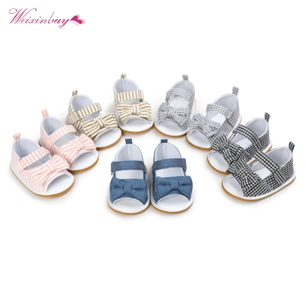 WEIXINBUY Girls Summer Cute Tartan Princess Style Bowknot Breathable Non-slip Soft Bottom Cack First Walkers 0-18M 1
WEIXINBUY Girls Summer Cute Tartan Princess Style Bowknot Breathable Non-slip Soft Bottom Cack First Walkers 0-18M 1