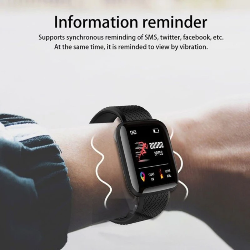 Bluetooth IP67 Smart Watch Fitness Trackers Smartwatch Heart Rate Blood Pressure Monitor Men Women Sports Watch For iOS Android
Bluetooth IP67 Smart Watch Fitness Trackers Smartwatch Heart Rate Blood Pressure Monitor Men Women Sports Watch For iOS Android