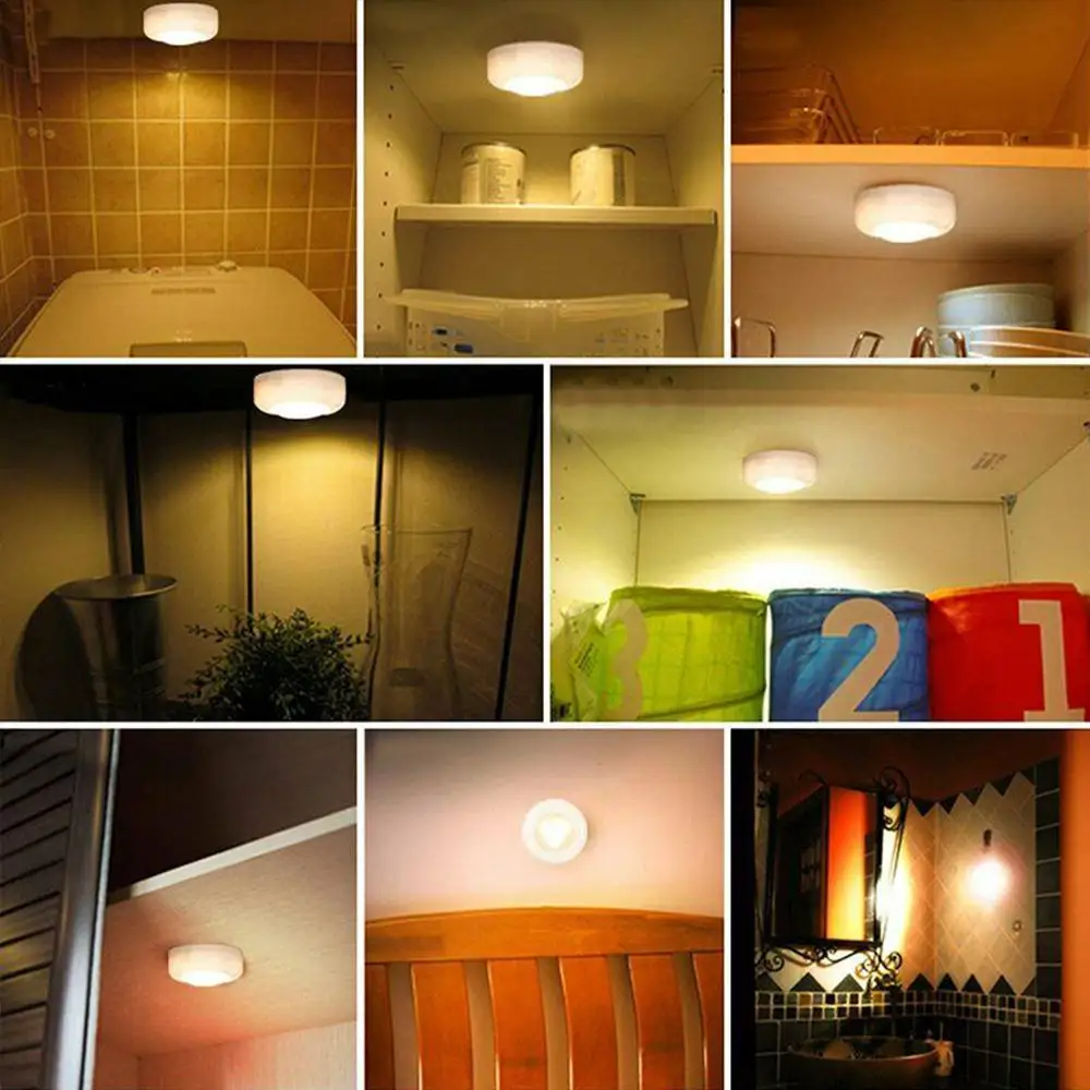 Wall Lamp Portable Colorful Creative LED Night Lights Cabinet Light Night Light Wardrobe Cupboard Camping Closet Automatic
Wall Lamp Portable Colorful Creative LED Night Lights Cabinet Light Night Light Wardrobe Cupboard Camping Closet Automatic