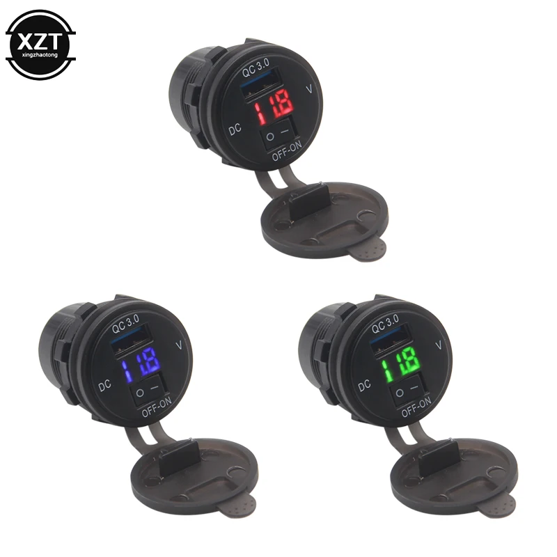 18 Вт телефон USB QC 3,0 Быстрая Зарядка адаптер питания двигателя с переключателем светодиодный вольтметр дисплей напряжения транспортного ср...
18 Вт телефон USB QC 3,0 Быстрая Зарядка адаптер питания двигателя с переключателем светодиодный вольтметр дисплей напряжения транспортного ср...