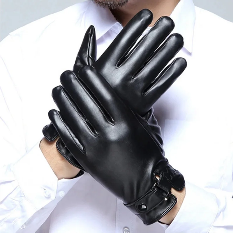 Winter Men Full Fingers Windproof Driving Glove PU Leather Plus Velvet Plush Thicken Touch Screen Warm Sport Cycling Mitten I75
Winter Men Full Fingers Windproof Driving Glove PU Leather Plus Velvet Plush Thicken Touch Screen Warm Sport Cycling Mitten I75