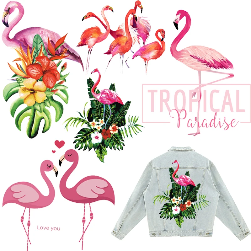 Flamingo Patches Flower Thermal Stickers on Clothes Iron-on Transfers for Clothing Thermoadhesive Patch Diy Applique for Jackets
Flamingo Patches Flower Thermal Stickers on Clothes Iron-on Transfers for Clothing Thermoadhesive Patch Diy Applique for Jackets