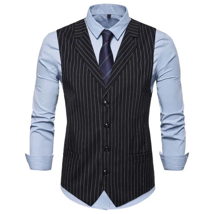Free Shipping Summer and Autumn New Casual Simple Vertical Stripe Men Slim Business Casual Suit Vest Wedding Vest MJ133 
Free Shipping Summer and Autumn New Casual Simple Vertical Stripe Men Slim Business Casual Suit Vest Wedding Vest MJ133