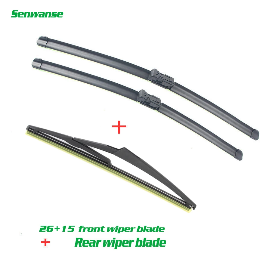 Senwanse Front and Rear Wiper Blades For Fiat 500L 2012 -2017 Car Windshield Windscreen Wiper blade 26"+15"+12"
Senwanse Front and Rear Wiper Blades For Fiat 500L 2012 -2017 Car Windshield Windscreen Wiper blade 26"+15"+12"