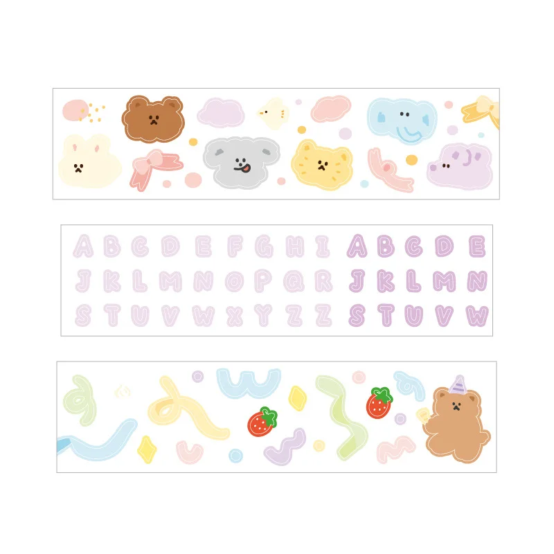 Cute Bear Alphabet Number Washi Tape Diy Japanese Masking Tape Decorative Masking Tape Scrapbooking Tape For Arts Crafts
Cute Bear Alphabet Number Washi Tape Diy Japanese Masking Tape Decorative Masking Tape Scrapbooking Tape For Arts Crafts