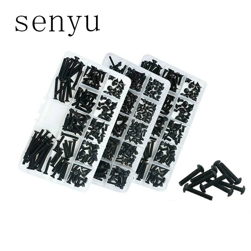 luhuichang M3 M4 M5 M6 Hexagon Socket Head Cap Screws Bicycle Hex Bolts Nut Screw Set Assortment Kit 
luhuichang M3 M4 M5 M6 Hexagon Socket Head Cap Screws Bicycle Hex Bolts Nut Screw Set Assortment Kit