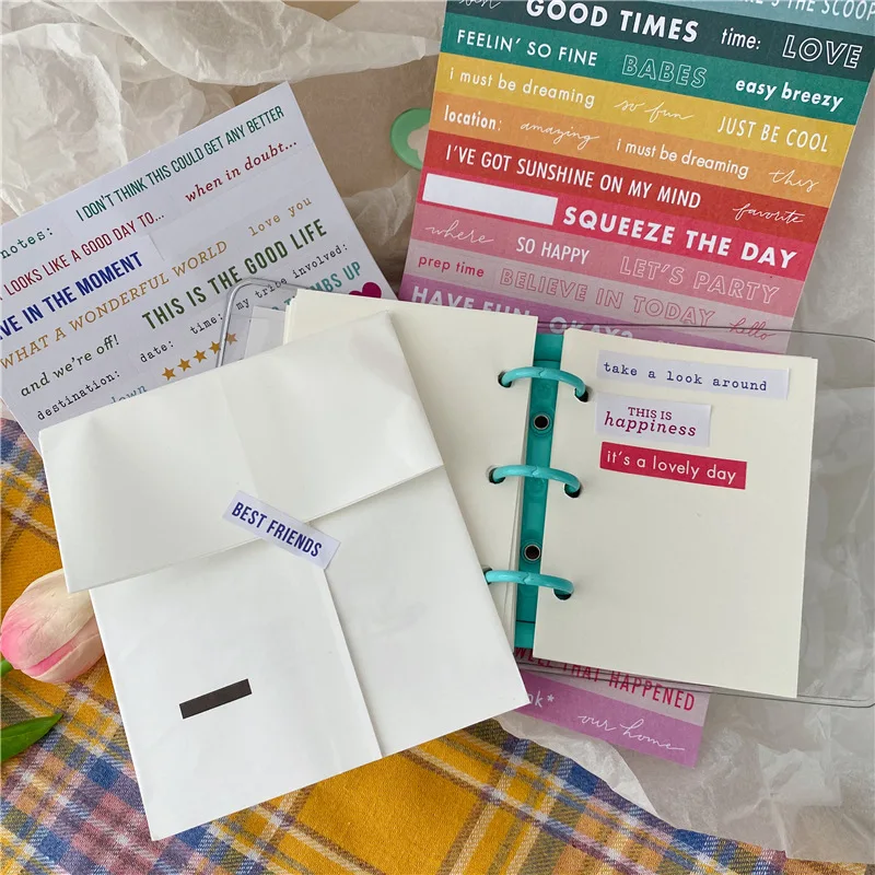 Creative Color English Sealing Sticker Personalized Labels Paster Diy Typesetting Decorative Stickers scrapbooking Stationery
Creative Color English Sealing Sticker Personalized Labels Paster Diy Typesetting Decorative Stickers scrapbooking Stationery