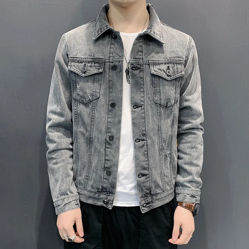 Jean Jacket Man 2021 Spring And Autumn New Fashion Jacket Casual Jean Jacket Fashion Men's Coat Man
Jean Jacket Man 2021 Spring And Autumn New Fashion Jacket Casual Jean Jacket Fashion Men's Coat Man