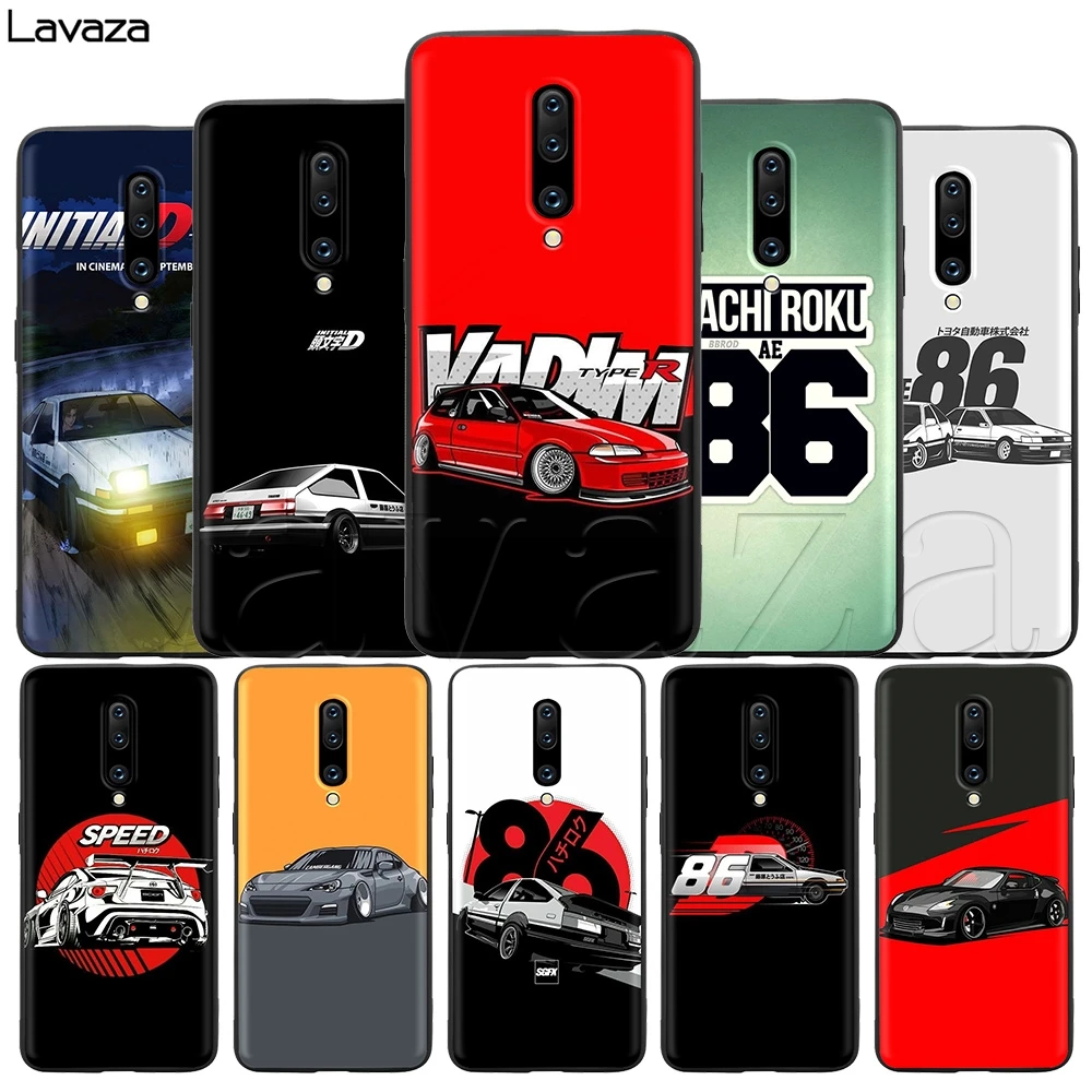 Силиконовый мягкий чехол Lavaza initial d AE86 для OnePlus 7T Pro 6T 6 5T 5 | Мобильные телефоны и