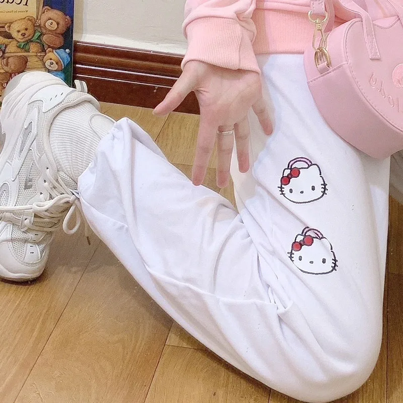 Sanrioed HelloKittys спортивные брюки женские свободные брюки 2021 новые узкие универсальные повседневные брюки Широкие брюки
Sanrioed HelloKittys спортивные брюки женские свободные брюки 2021 новые узкие универсальные повседневные брюки Широкие брюки